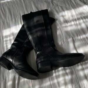 H by Halston Elegant Black Heeled Boots